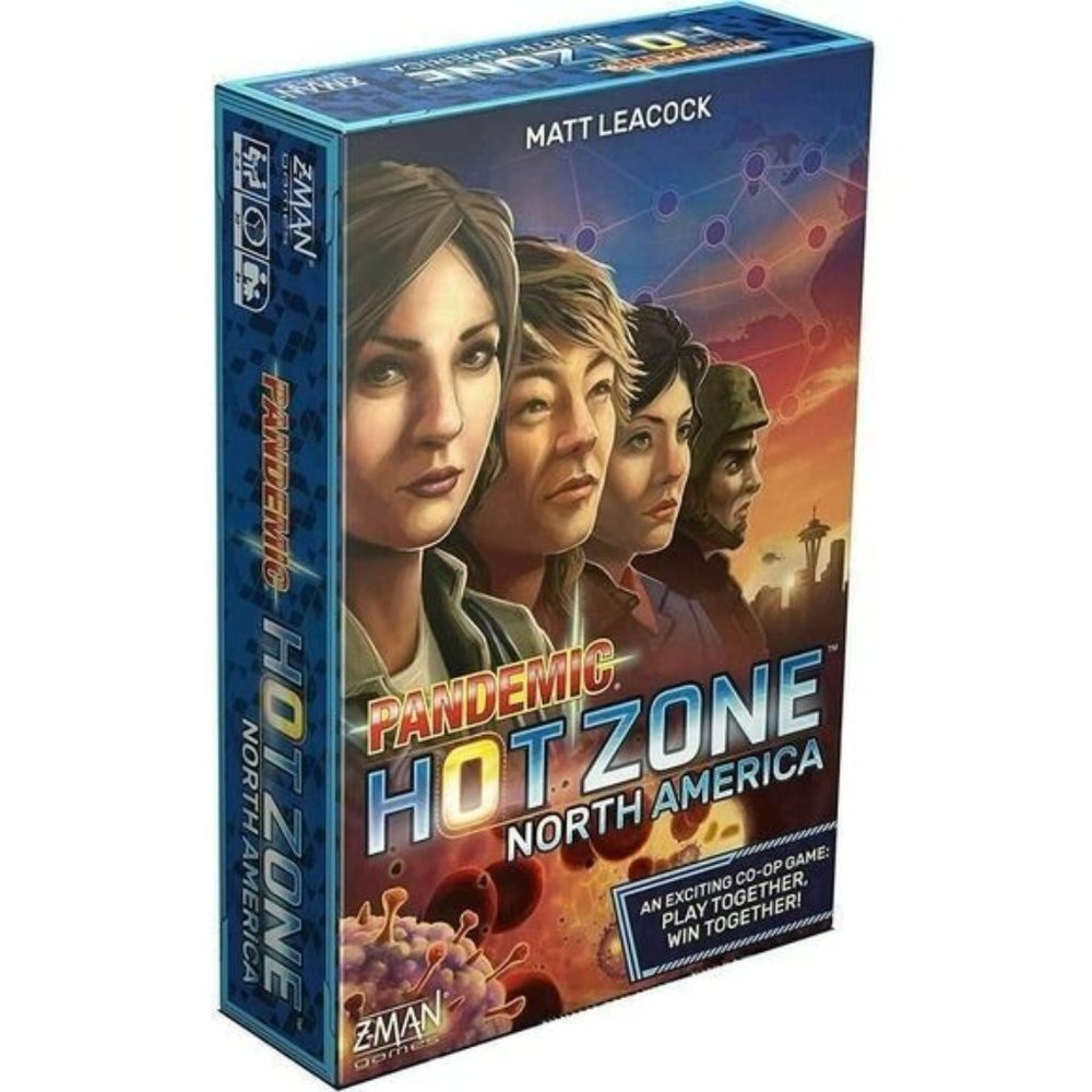 Hot Zone - North America Pandemic Board Game Asmodee NIB